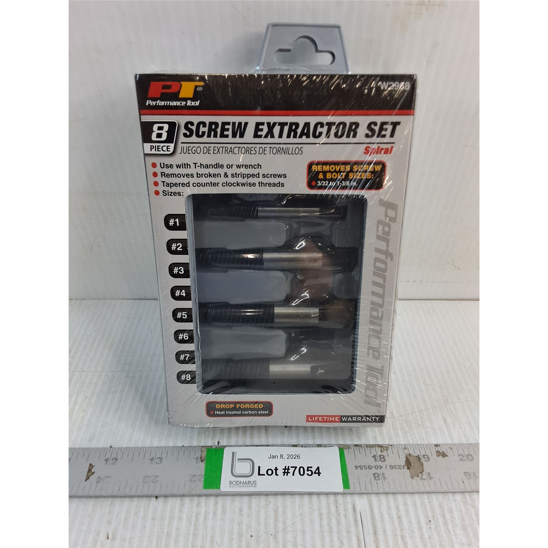 Performance Tool 8 Piece Screw Extractor Set-sealed - Bodnarus ...