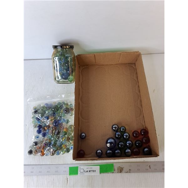 Lot of Marbles- Varying Sizes