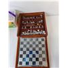 Image 2 : Whitman's Tin, Crayola Chalk, Glass Chess Set