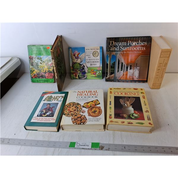 Book Lot- Gardening, Old Testament, Cookbooks, Misc.