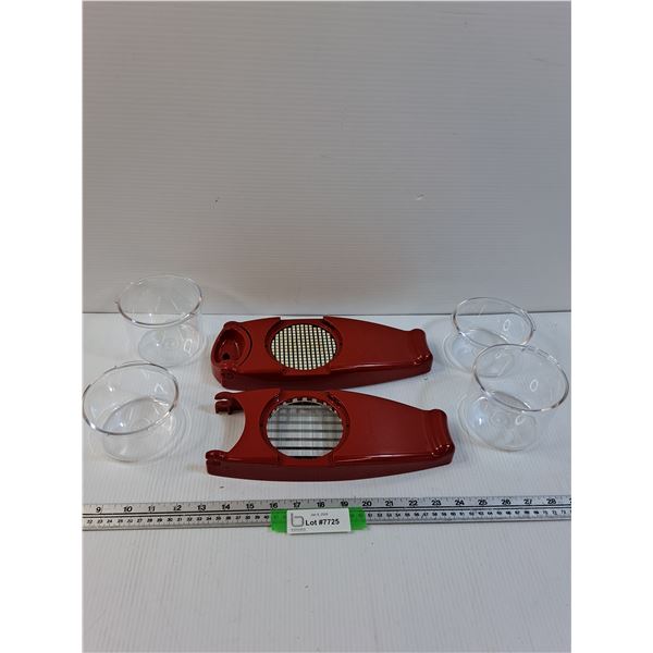 Potato Cutter w/Various Sized Cups