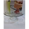 Image 3 : Glass Footed Cake Plate w/Not Original Box - 12" x 4"