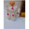 Image 3 : Teddy Bear Set, Santa Ornament, Angel Plastic Canvas Craft