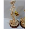Image 2 : (2) Cast Resin Lady Figurines Set - 12" Tall - PICK UP PREFERRED - Fragile