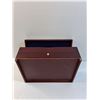Image 4 : Wooden Cutlery Storage Box - 15" x 11" x 5"