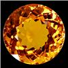 Image 1 : 15.9ct Rare Round Cut Golden Yellow Citrine Brazil (GEM-14224)