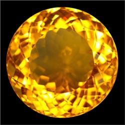 41.90ct Round Golden Yellow Citrine (GEM-16833)