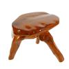Image 2 : Hand Shaped Solid Teak Stool Bench Chair (DEC-112)