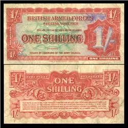 1948 1 Shilling Military Note SCARCE (CUR-06064)