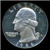 Image 1 : 1986S Washington 25c Proof Quarter Coin Graded ICG PR70 DCAM (COI-5395)