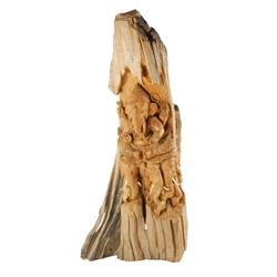 Hand Carved Hindu Ganesh Statue Old Teak (ART-012)
