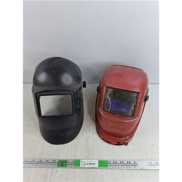 (2) Plastic Welding Masks