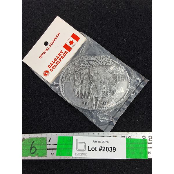 1997 Calgary Stampede Souvenir Belt Buckle