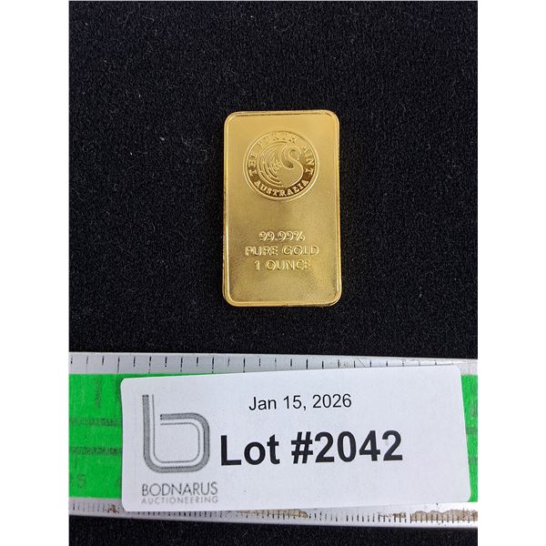 ^The Perth Mint Australia 99.99% Pure Gold 1 Oz Bar - CANNOT AUTHENTICATE