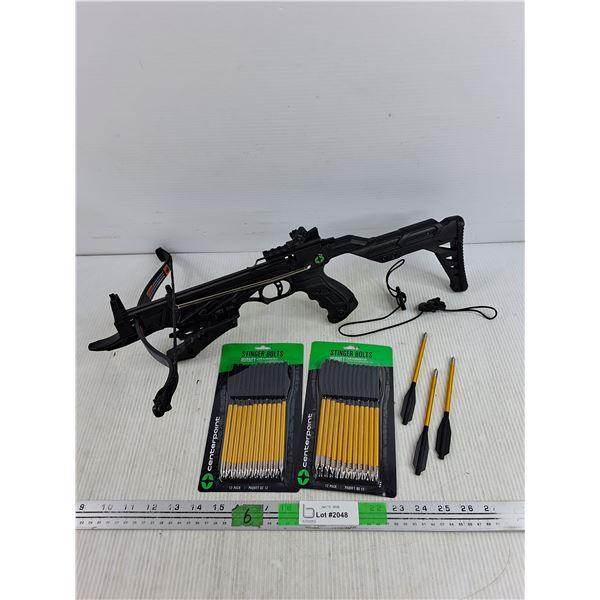 Centerpoint Hornet Crossbow & Stinger Bolts - As Is