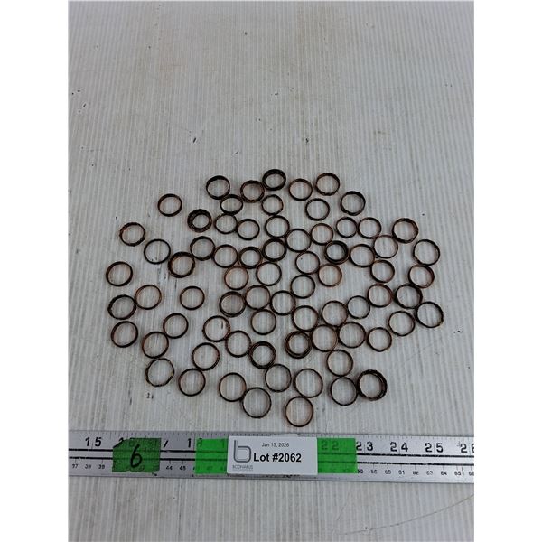 Assorted Vintage Copper Rings