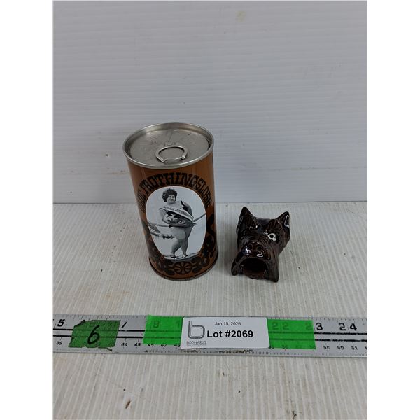 Olde Frothingslosh Can, Ceramic Dog Head Ornament