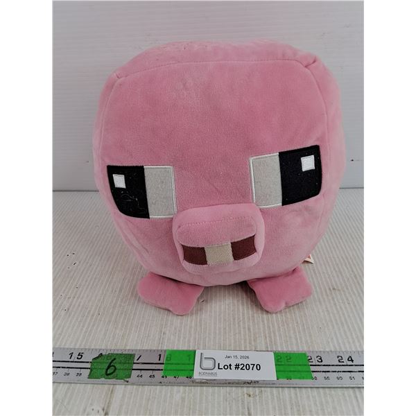 Plush Minecraft Pig