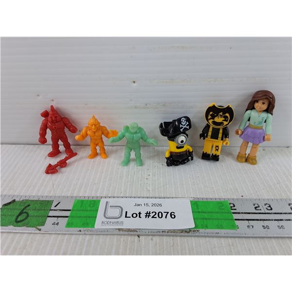 80s M.U.S.C.L.E, Minions & Lego Figures
