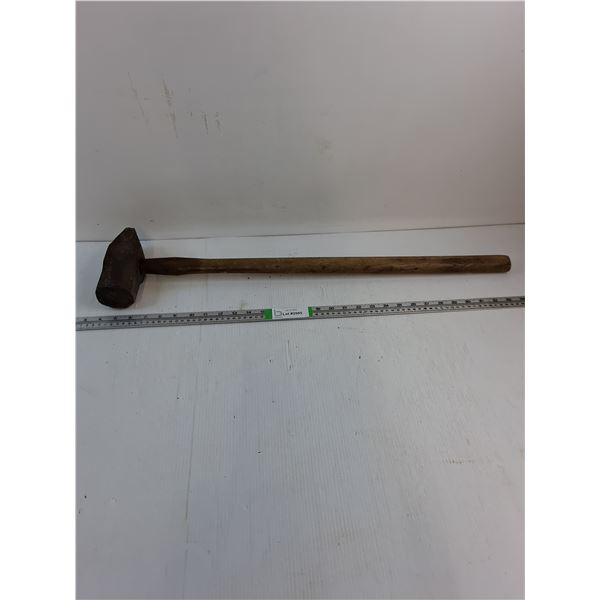 Vintage Sledge Hammer-30" long -Loose Handle - PICK UP