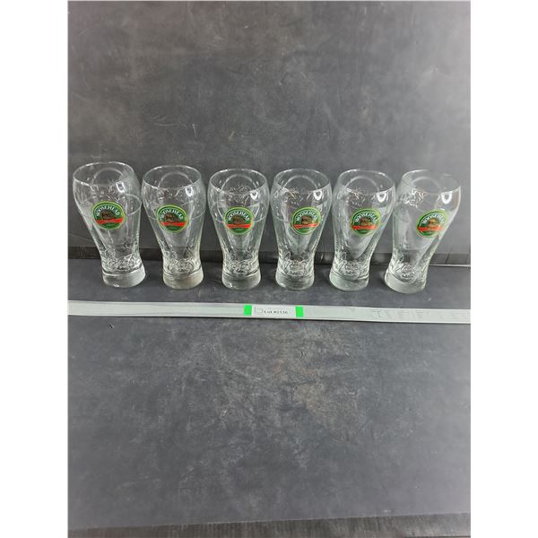 (6) Moosehead Beer Pint Glasses