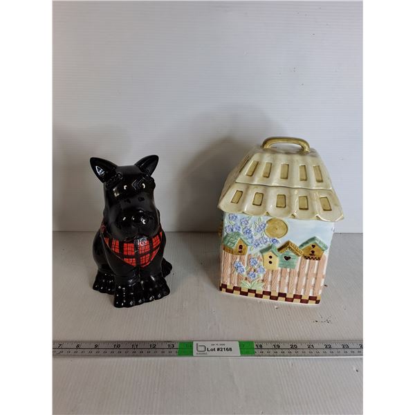 (2) Decorative Cookie Jars