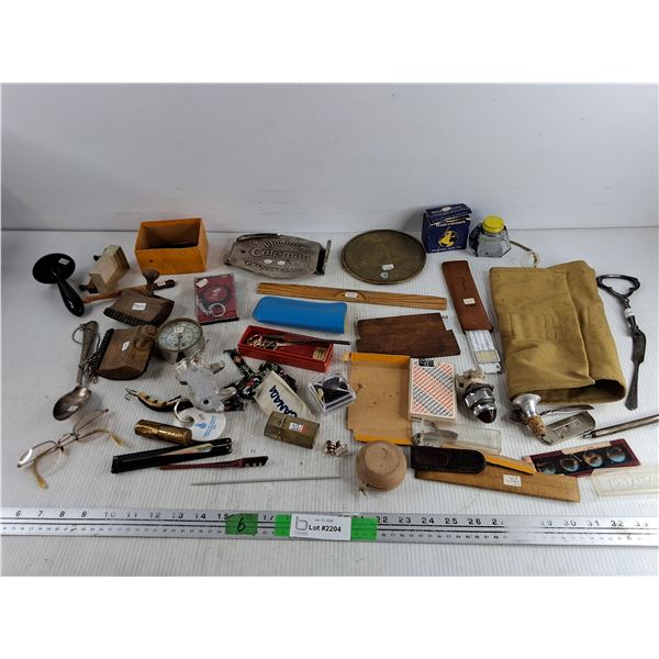 Eclectic Vintage Misc Lot - Tools, Household Items & Collectibles