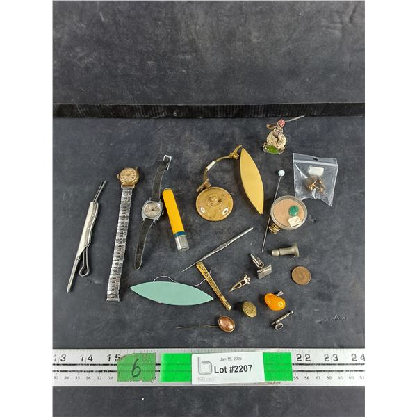 Vintage Watches, Jewelry, Pins & Curios