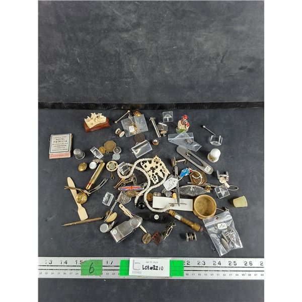 Vintage Jewelry, Cufflinks, Pins, Collectibles & Small Curios