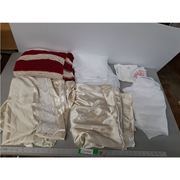 Afghan Throw Blanket, Pillowcase, Curtains/Valances Up to 144" x 52"