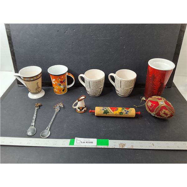 Animal Stirring Spoons, Mugs, Tree Ornament, Misc.
