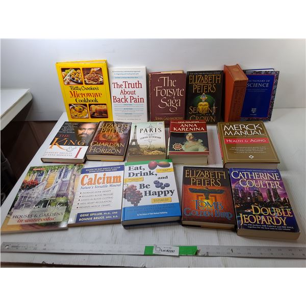 Book Lot- Anna Karenina, Luciano Pavarotti, Back Pain, Misc - Pickup Preferred