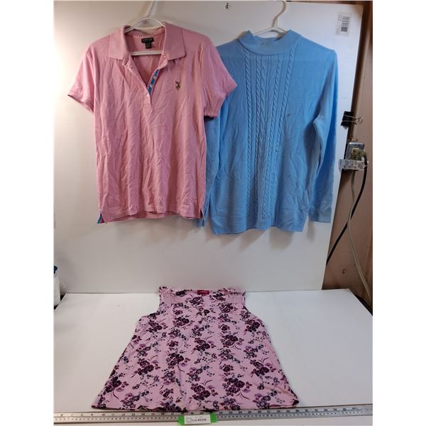 (3) Womens Shirts - Size L & XL