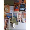 Image 5 : Assorted Books - Readers Digest, Harold Coyle, TourBook, Goldex Camper Fuel Can, Lemon Polish