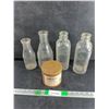 Image 1 : (4) Vintage Milk Glass Bottles, Sweet Caporal Tobacco Tin, Pickup Preferred