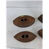 Image 2 : (4) Vintage Clothes Irons - PICK UP