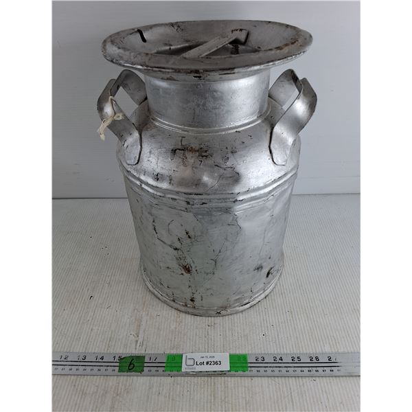 3 Gal Vintage Cream Can - CANNOT SHIP