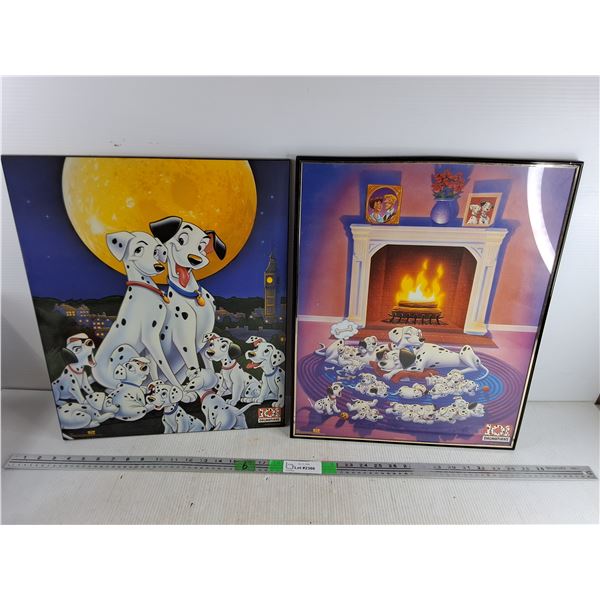 101 Dalmatians Wall Plaque & Framed Wall Art Print 20" x 16"