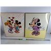 Image 1 : Mickey & Minnie Mouse Framed Wall Art Prints 20" x 16"