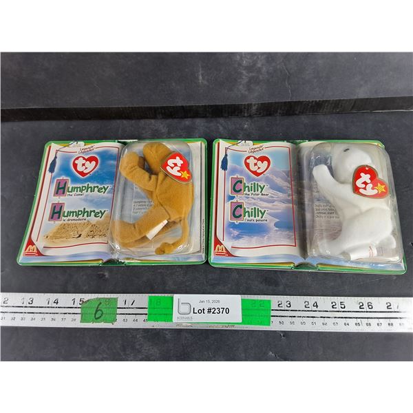 TY McDonald's Humphrey the Camel & Chilly the Polar Bear Toys