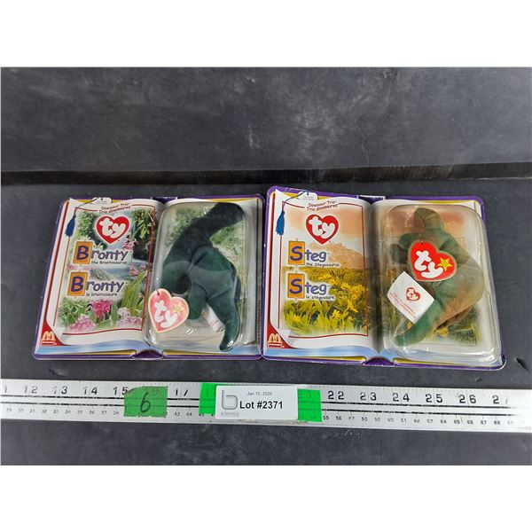 TY McDonald's Bronty the Brontosaurus & Steg the Stegosaurus