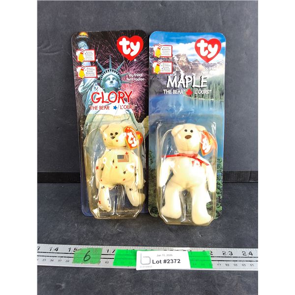 TY McDonald's Glory & Maple The Bear Toys