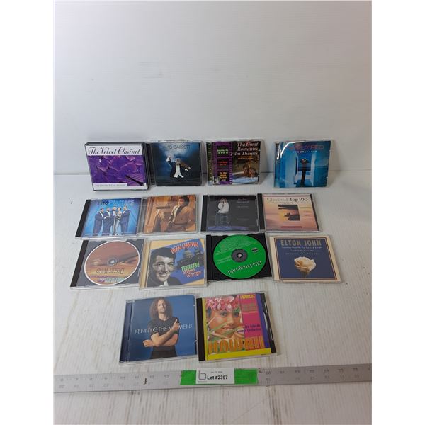 (14) CDs- Dean Martin, Elton John, Johnny Matthis, Misc.