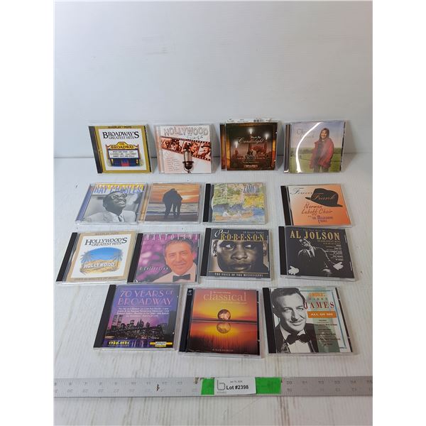 (15) CDs- Ray Charles, Barbra Streisand, Charlotte Church, Misc.