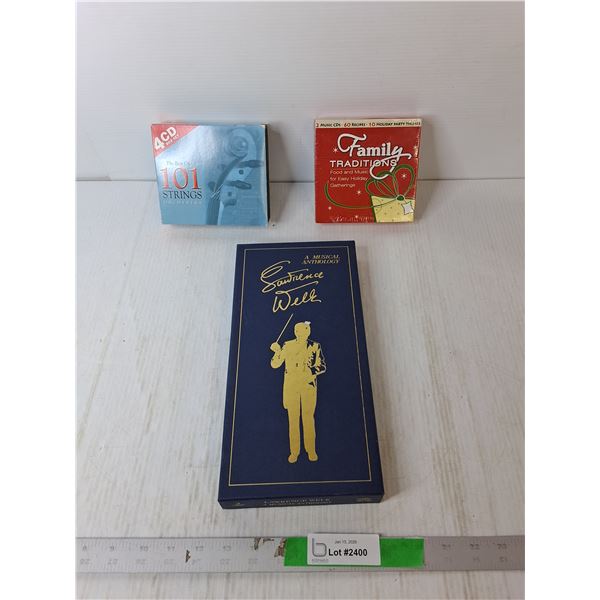 (3) CD Sets- Christmas, 101 Strings, Lawrence Welk