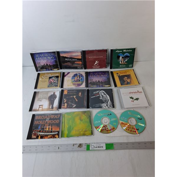 (12) CDs- Frank Sinatra, Kenny G, Michael Burgess, Misc.