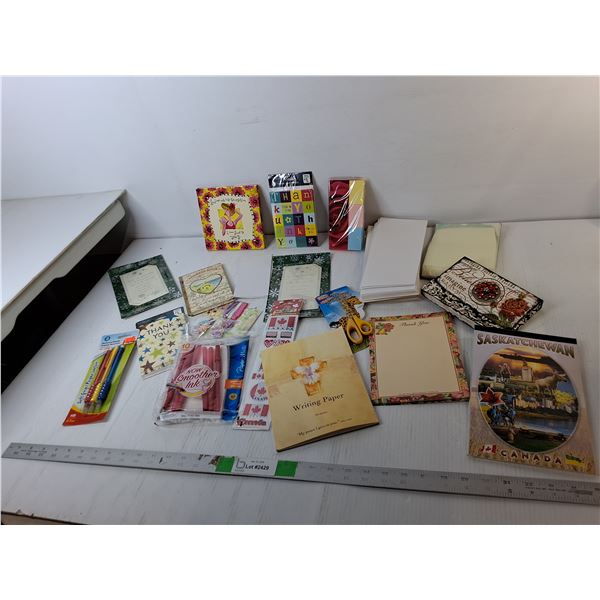 Notepads, Thank You Cards, Pens, Misc.