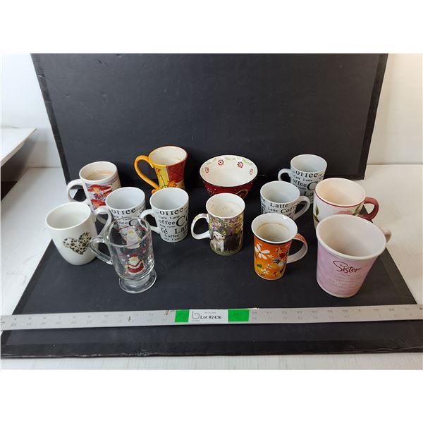 Miscellaneous Mugs- Red Hat, Sister, Santa, Misc.