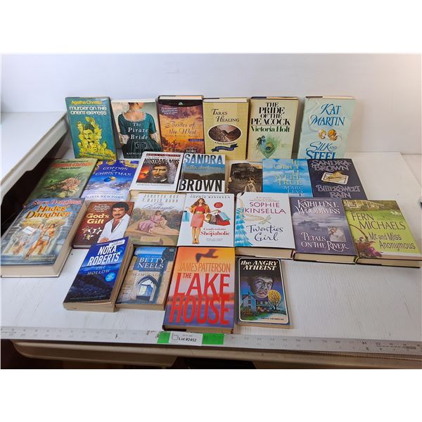 Book Lot- Agatha Christie, James Patterson, Nora Roberts, Misc. Pickup Preferred