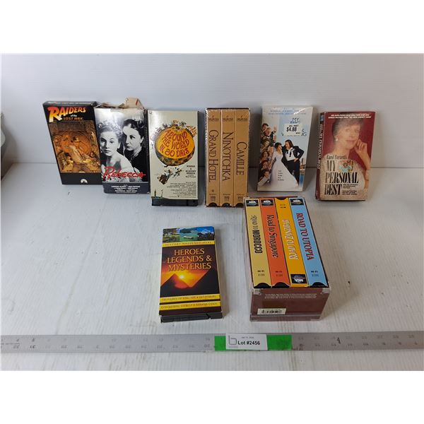 VHS Tapes- Bing Crosby Collection, Carol Burnett, Rebecca, MIsc.